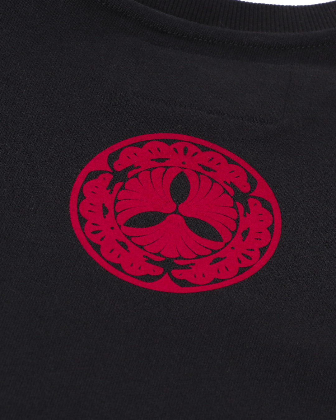Flock Logo Crew Sweat - Red